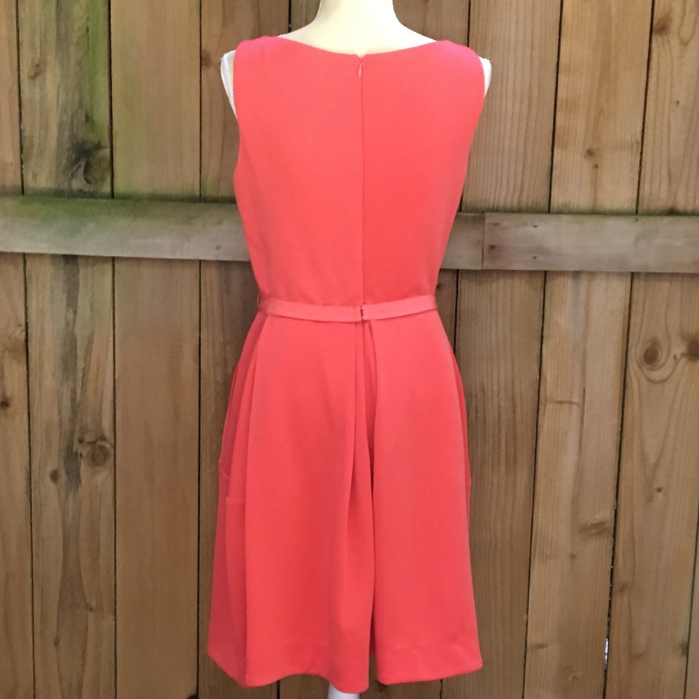 J Taylor Fit & Flare Midi Dress with Pockets NWOT - Picture 4 of 8